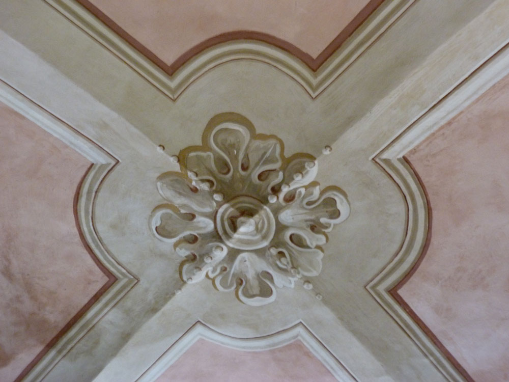 Eglise Sospel - Décor trompe l'oeil